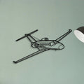 Tornado 5 Classic Aircraft Silhouette Metal Wall Art - Tinvibe