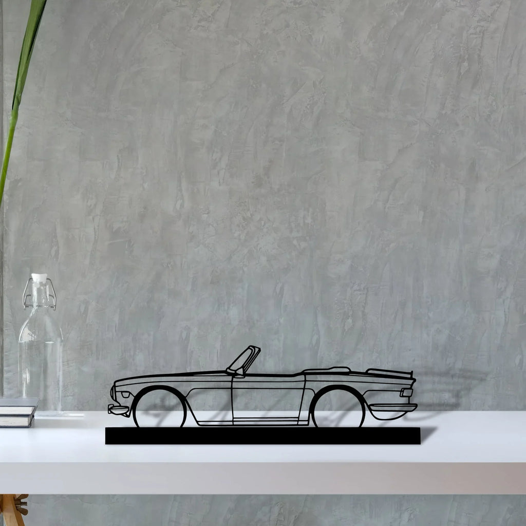tr6-1974 Silhouette Metal Art Stand - Tinvibe