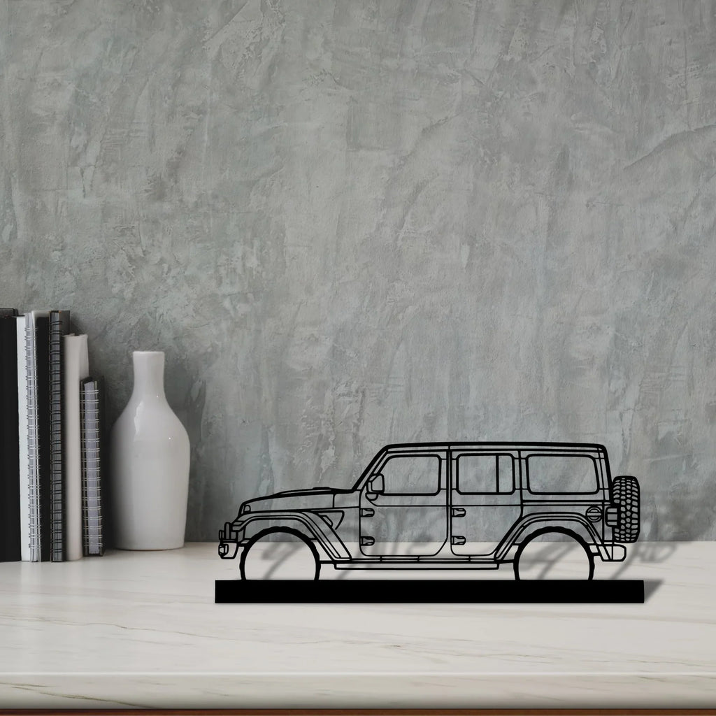 wrangler-392-xr Silhouette Metal Art Stand - Tinvibe
