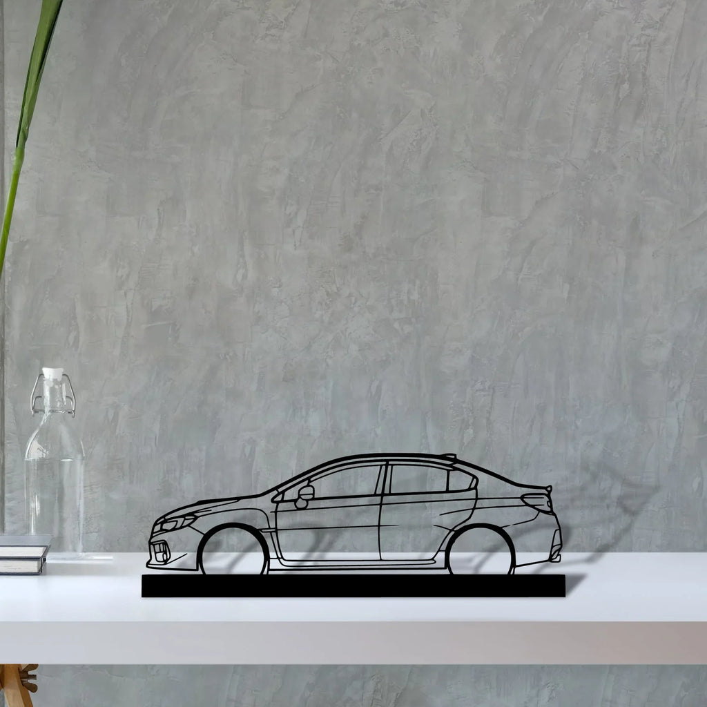 wrx-sti-2018 Silhouette Metal Art Stand - Tinvibe