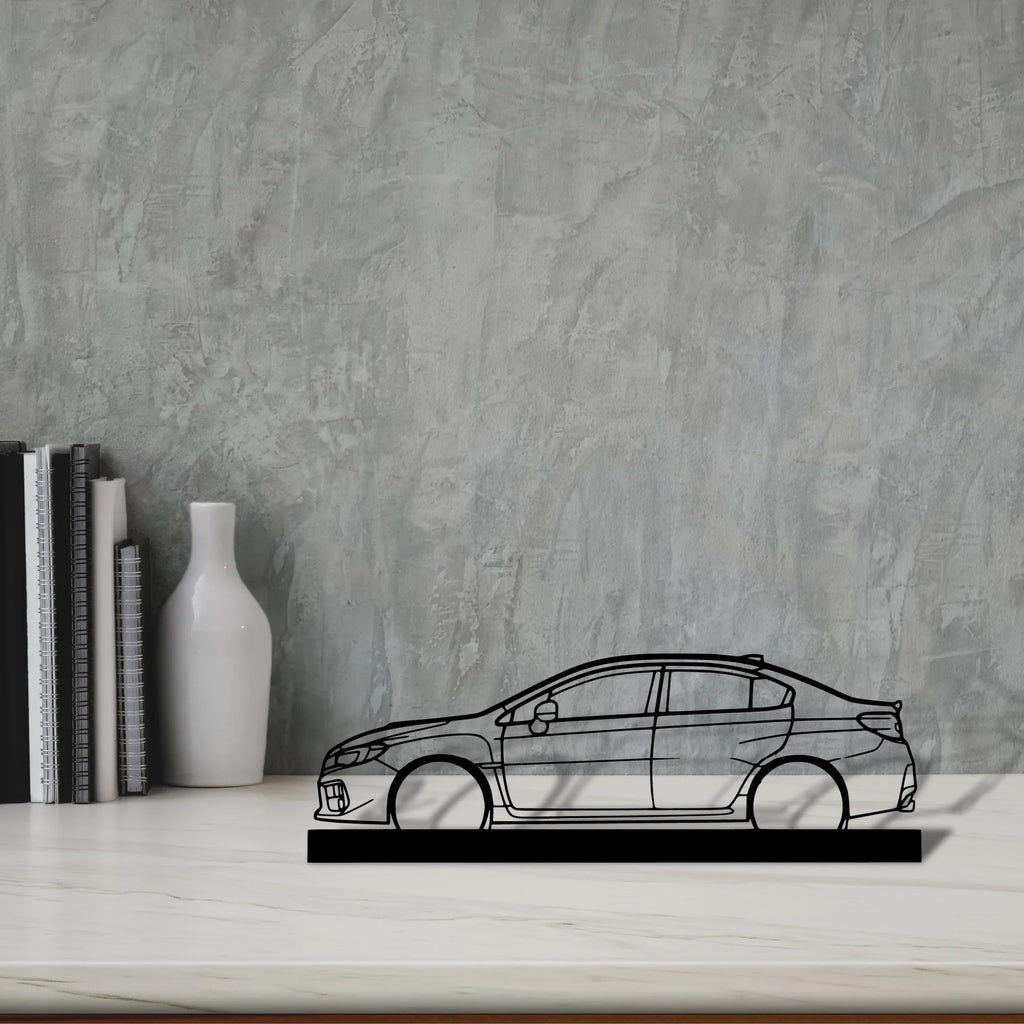 wrx-sti-2018 Silhouette Metal Art Stand - Tinvibe