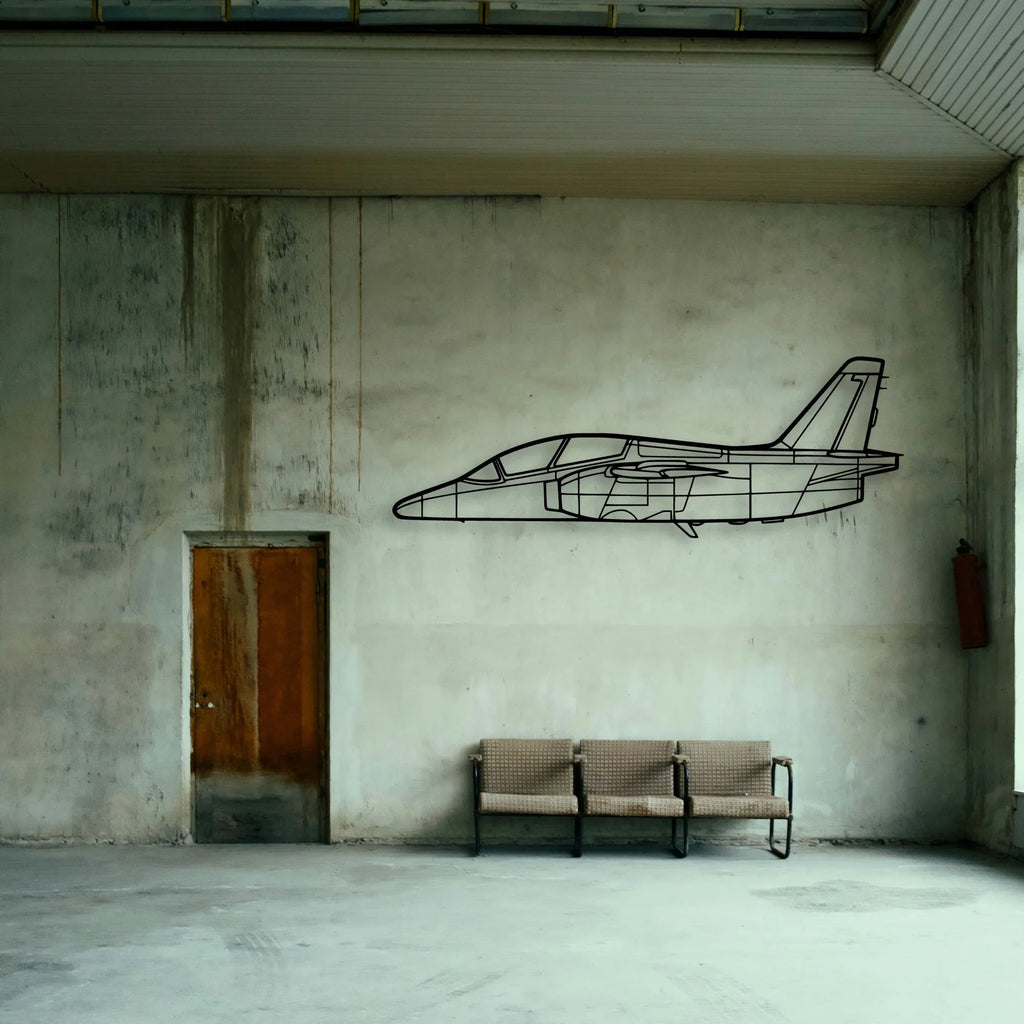WT9 Dynamic Classic Aircraft Silhouette Metal Wall Art - Tinvibe